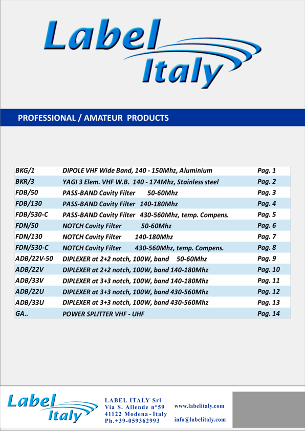 amateur products